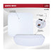 Flush Mount Nuvo 62-1856 14 Inch LED Cloud Fixture - 17 Watts - 27K/30K/35K/40K/50K CCT Selectable - Square Shape - White Finish - 120 Volt Nuvo