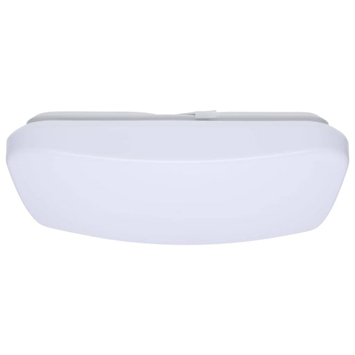 Flush Mount Nuvo 62-1856 14 Inch LED Cloud Fixture - 17 Watts - 27K/30K/35K/40K/50K CCT Selectable - Square Shape - White Finish - 120 Volt Nuvo