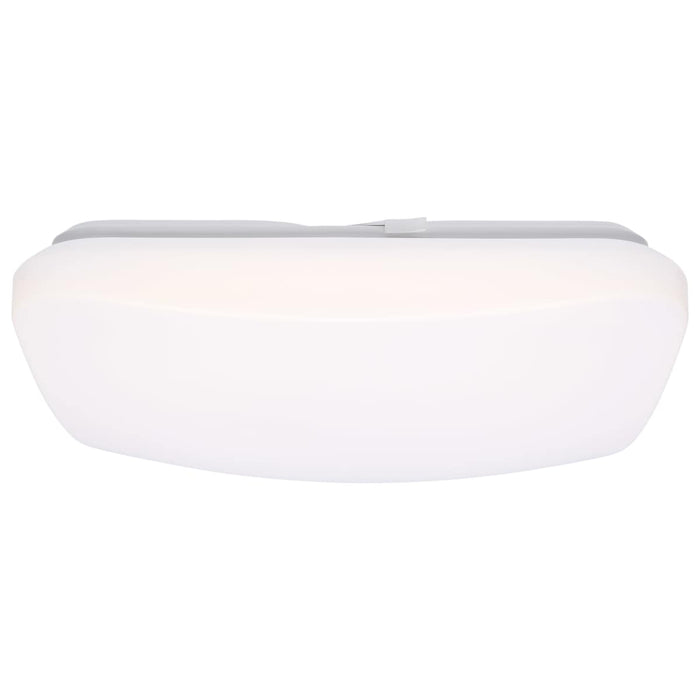 Flush Mount Nuvo 62-1857 14 Inch LED Cloud Fixture with Sensor - 17 Watts - 27K/30K/35K/40K/50K CCT Selectable - Square Shape - White Finish - 120 Volt Nuvo