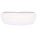 Flush Mount Nuvo 62-1857 14 Inch LED Cloud Fixture with Sensor - 17 Watts - 27K/30K/35K/40K/50K CCT Selectable - Square Shape - White Finish - 120 Volt Nuvo