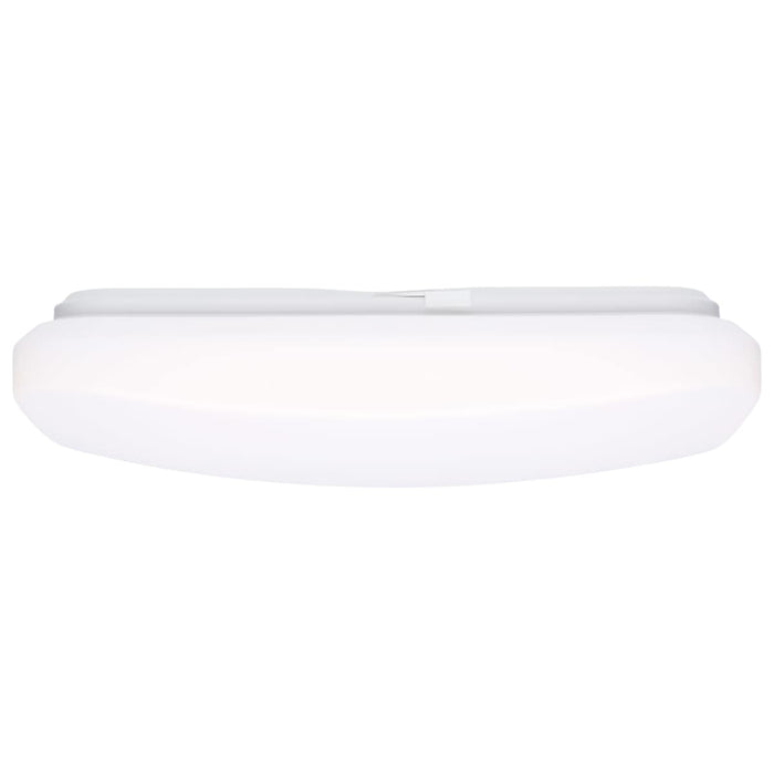 Flush Mount Nuvo 62-1857 14 Inch LED Cloud Fixture with Sensor - 17 Watts - 27K/30K/35K/40K/50K CCT Selectable - Square Shape - White Finish - 120 Volt Nuvo
