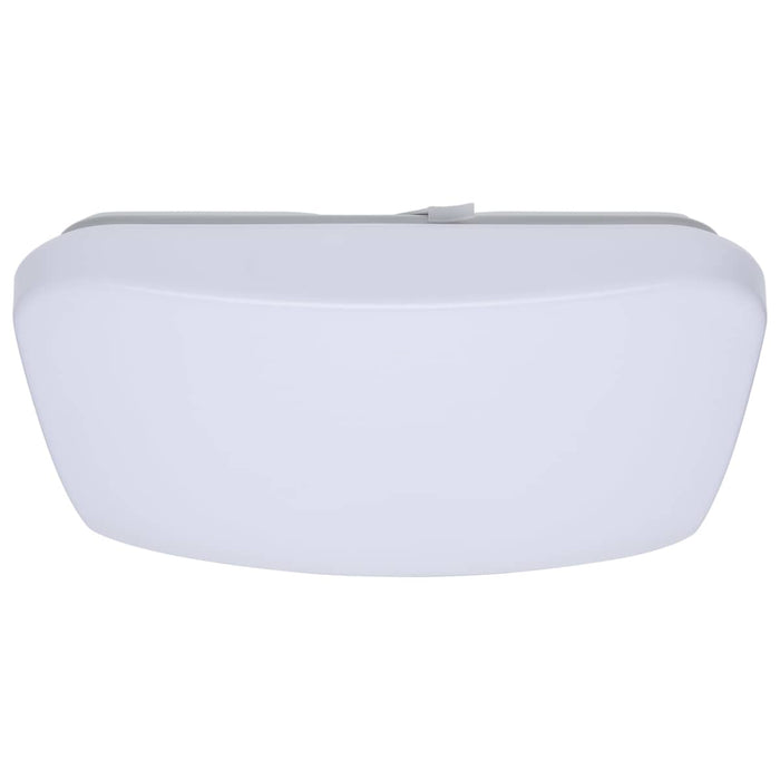Flush Mount Nuvo 62-1857 14 Inch LED Cloud Fixture with Sensor - 17 Watts - 27K/30K/35K/40K/50K CCT Selectable - Square Shape - White Finish - 120 Volt Nuvo