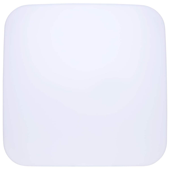 Flush Mount Nuvo 62-1857 14 Inch LED Cloud Fixture with Sensor - 17 Watts - 27K/30K/35K/40K/50K CCT Selectable - Square Shape - White Finish - 120 Volt Nuvo