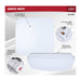 Flush Mount Nuvo 62-1857 14 Inch LED Cloud Fixture with Sensor - 17 Watts - 27K/30K/35K/40K/50K CCT Selectable - Square Shape - White Finish - 120 Volt Nuvo
