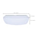 Flush Mount Nuvo 62-1857 14 Inch LED Cloud Fixture with Sensor - 17 Watts - 27K/30K/35K/40K/50K CCT Selectable - Square Shape - White Finish - 120 Volt Nuvo