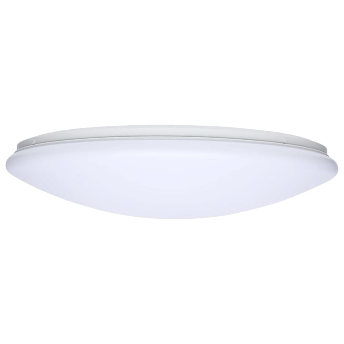 Flush Mount Nuvo 62-1859 19 Inch LED Cloud Fixture with Sensor - 25 Watts - 27K/30K/35K/40K/50K CCT Selectable - Round Shape - White Finish - 120 Volt Nuvo