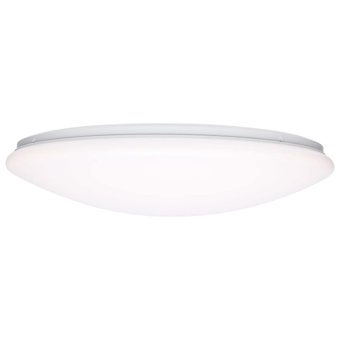 Flush Mount Nuvo 62-1859 19 Inch LED Cloud Fixture with Sensor - 25 Watts - 27K/30K/35K/40K/50K CCT Selectable - Round Shape - White Finish - 120 Volt Nuvo
