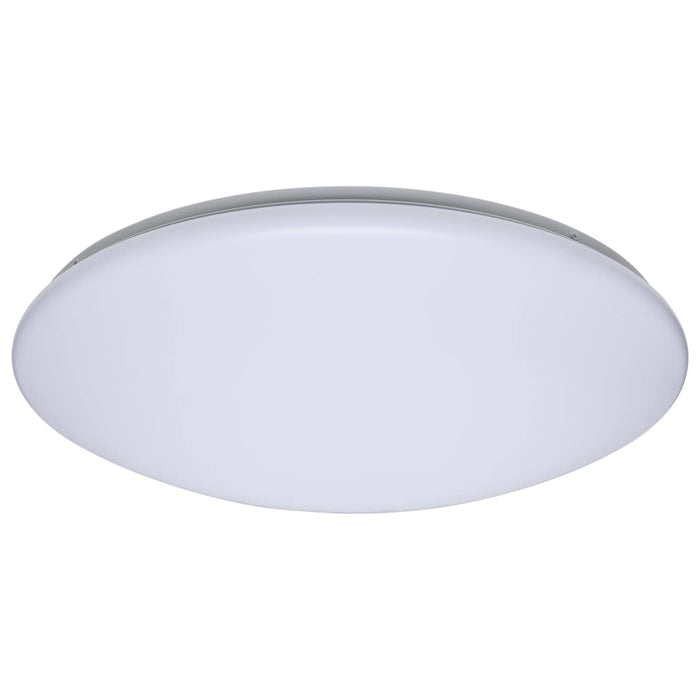 Flush Mount Nuvo 62-1859 19 Inch LED Cloud Fixture with Sensor - 25 Watts - 27K/30K/35K/40K/50K CCT Selectable - Round Shape - White Finish - 120 Volt Nuvo