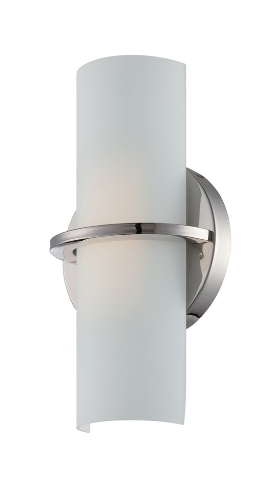 Sconce Nuvo 62-185 Tucker - LED Wall Sconce - Etched Opal Glass - Polished Nickel Finish Nuvo
