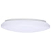 Flush Mount Nuvo 62-1861 14 Inch LED Cloud Fixture - 17 Watts - 27K/30K/35K/40K/50K CCT Selectable - White Finish - Round Shape - 120-277 Ranged Voltage Nuvo