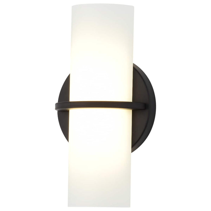 Sconce Nuvo 62-186 Tucker - LED Wall Sconce - Etched Opal Glass - Aged Bronze Finish Nuvo