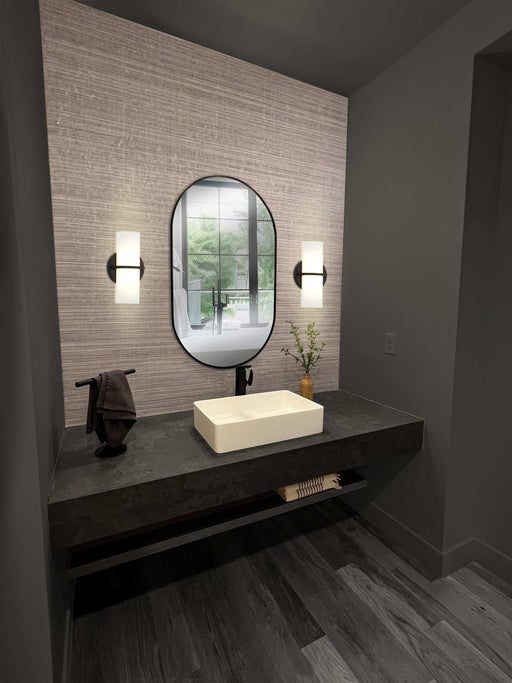 Sconce Nuvo 62-186 Tucker - LED Wall Sconce - Etched Opal Glass - Aged Bronze Finish Nuvo