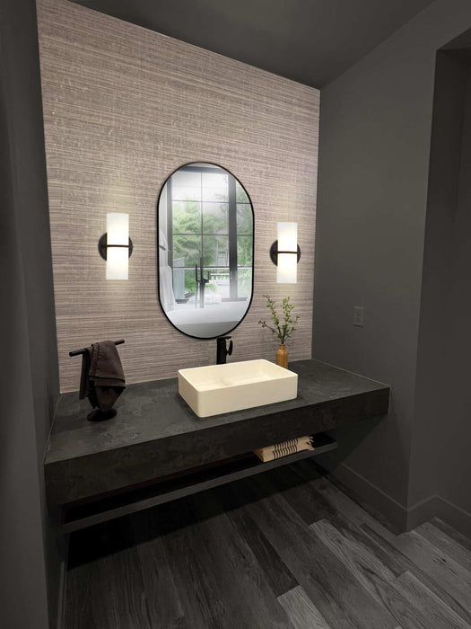 Sconce Nuvo 62-186 Tucker - LED Wall Sconce - Etched Opal Glass - Aged Bronze Finish Nuvo