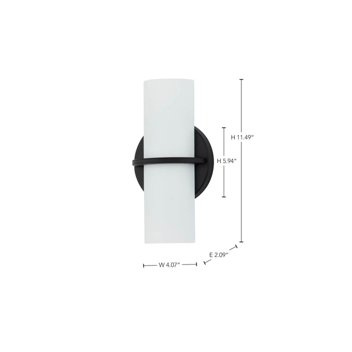 Sconce Nuvo 62-186 Tucker - LED Wall Sconce - Etched Opal Glass - Aged Bronze Finish Nuvo