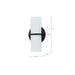 Sconce Nuvo 62-186 Tucker - LED Wall Sconce - Etched Opal Glass - Aged Bronze Finish Nuvo