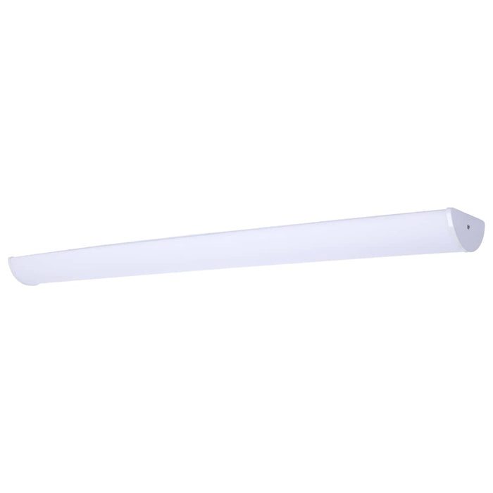 Vanity Nuvo 62-1874 Crispo - LED 49 Inch Vanity - White Finish - 27K/3K/35K/4K/5K CCT Selectable Nuvo