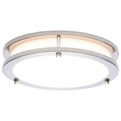 Flush Mount Nuvo 62-1875 Glamour - LED 10 Inch Flush Mount - Brushed Nickel Finish - 27K/3K/35K/4K/5K CCT Selectable Nuvo