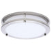 Flush Mount Nuvo 62-1875 Glamour - LED 10 Inch Flush Mount - Brushed Nickel Finish - 27K/3K/35K/4K/5K CCT Selectable Nuvo