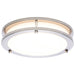 Flush Mount Nuvo 62-1875 Glamour - LED 10 Inch Flush Mount - Brushed Nickel Finish - 27K/3K/35K/4K/5K CCT Selectable Nuvo