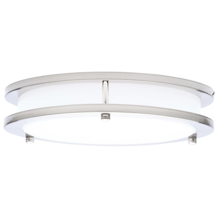 Flush Mount Nuvo 62-1875 Glamour - LED 10 Inch Flush Mount - Brushed Nickel Finish - 27K/3K/35K/4K/5K CCT Selectable Nuvo