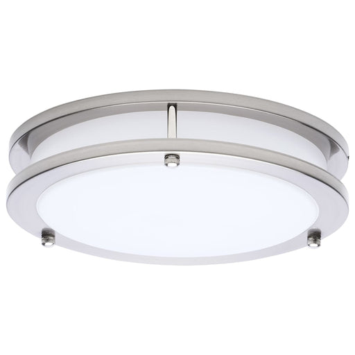 Flush Mount Nuvo 62-1875 Glamour - LED 10 Inch Flush Mount - Brushed Nickel Finish - 27K/3K/35K/4K/5K CCT Selectable Nuvo
