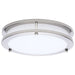 Flush Mount Nuvo 62-1875 Glamour - LED 10 Inch Flush Mount - Brushed Nickel Finish - 27K/3K/35K/4K/5K CCT Selectable Nuvo