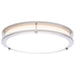 Flush Mount Nuvo 62-1876 Glamour - LED 13 Inch Flush Mount - Brushed Nickel Finish - 27K/3K/35K/4K/5K CCT Selectable Nuvo