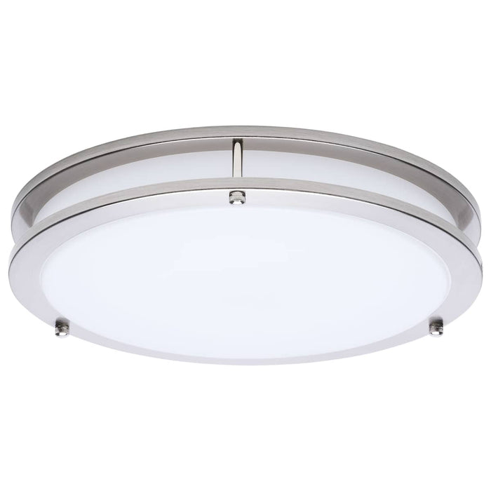 Flush Mount Nuvo 62-1876 Glamour - LED 13 Inch Flush Mount - Brushed Nickel Finish - 27K/3K/35K/4K/5K CCT Selectable Nuvo