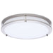Flush Mount Nuvo 62-1876 Glamour - LED 13 Inch Flush Mount - Brushed Nickel Finish - 27K/3K/35K/4K/5K CCT Selectable Nuvo