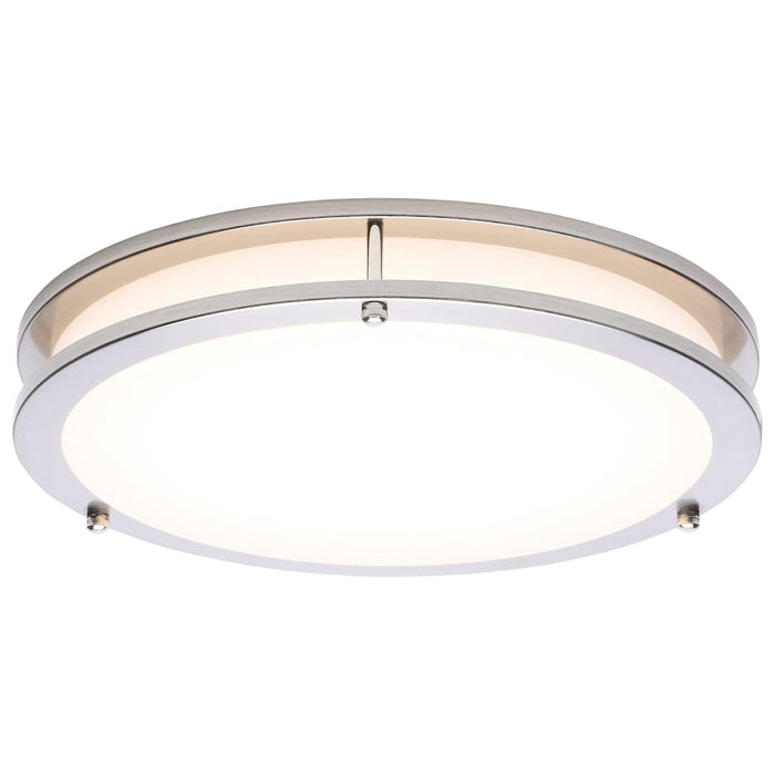 Flush Mount Nuvo 62-1876 Glamour - LED 13 Inch Flush Mount - Brushed Nickel Finish - 27K/3K/35K/4K/5K CCT Selectable Nuvo