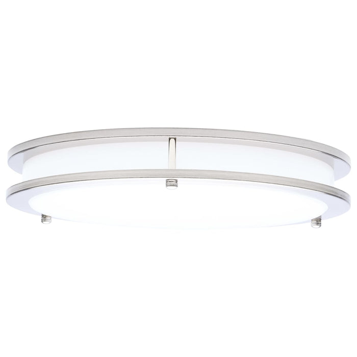 Flush Mount Nuvo 62-1876 Glamour - LED 13 Inch Flush Mount - Brushed Nickel Finish - 27K/3K/35K/4K/5K CCT Selectable Nuvo