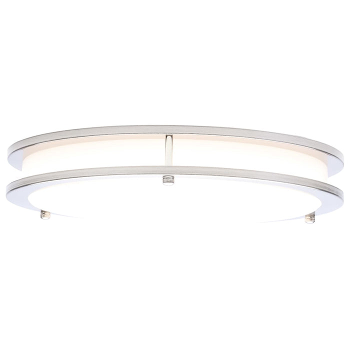 Flush Mount Nuvo 62-1876 Glamour - LED 13 Inch Flush Mount - Brushed Nickel Finish - 27K/3K/35K/4K/5K CCT Selectable Nuvo