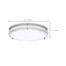 Flush Mount Nuvo 62-1876 Glamour - LED 13 Inch Flush Mount - Brushed Nickel Finish - 27K/3K/35K/4K/5K CCT Selectable Nuvo