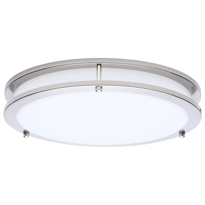 Flush Mount Nuvo 62-1876 Glamour - LED 13 Inch Flush Mount - Brushed Nickel Finish - 27K/3K/35K/4K/5K CCT Selectable Nuvo