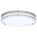 Flush Mount Nuvo 62-1876 Glamour - LED 13 Inch Flush Mount - Brushed Nickel Finish - 27K/3K/35K/4K/5K CCT Selectable Nuvo