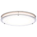 Flush Mount Nuvo 62-1877 Glamour - LED 17 Inch Flush Mount - Brushed Nickel Finish - 27K/3K/35K/4K/5K CCT Selectable Nuvo