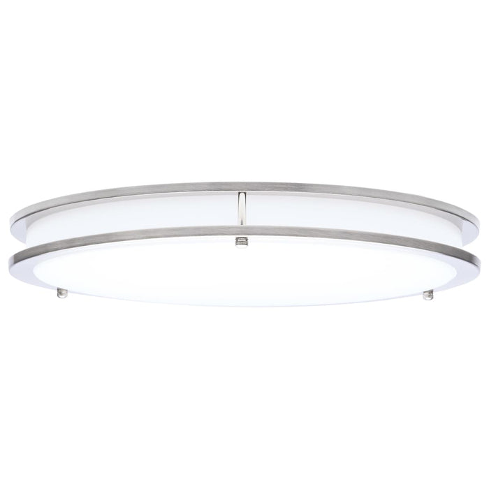 Flush Mount Nuvo 62-1877 Glamour - LED 17 Inch Flush Mount - Brushed Nickel Finish - 27K/3K/35K/4K/5K CCT Selectable Nuvo