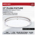 Flush Mount Nuvo 62-1877 Glamour - LED 17 Inch Flush Mount - Brushed Nickel Finish - 27K/3K/35K/4K/5K CCT Selectable Nuvo