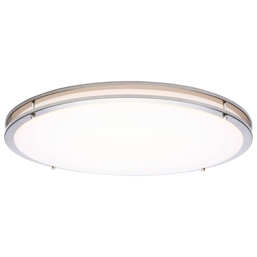 Flush Mount Nuvo 62-1878 Glamour - LED 24 Inch Flush Mount - Brushed Nickel Finish - 27K/3K/35K/4K/5K CCT Selectable Nuvo