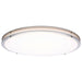 Flush Mount Nuvo 62-1878 Glamour - LED 24 Inch Flush Mount - Brushed Nickel Finish - 27K/3K/35K/4K/5K CCT Selectable Nuvo