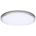 Flush Mount Nuvo 62-1878 Glamour - LED 24 Inch Flush Mount - Brushed Nickel Finish - 27K/3K/35K/4K/5K CCT Selectable Nuvo