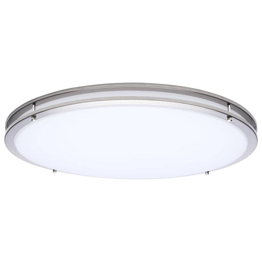 Flush Mount Nuvo 62-1878 Glamour - LED 24 Inch Flush Mount - Brushed Nickel Finish - 27K/3K/35K/4K/5K CCT Selectable Nuvo