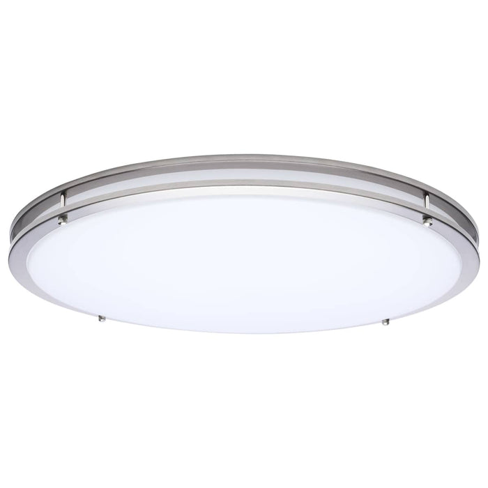 Flush Mount Nuvo 62-1878 Glamour - LED 24 Inch Flush Mount - Brushed Nickel Finish - 27K/3K/35K/4K/5K CCT Selectable Nuvo