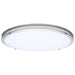 Flush Mount Nuvo 62-1878 Glamour - LED 24 Inch Flush Mount - Brushed Nickel Finish - 27K/3K/35K/4K/5K CCT Selectable Nuvo