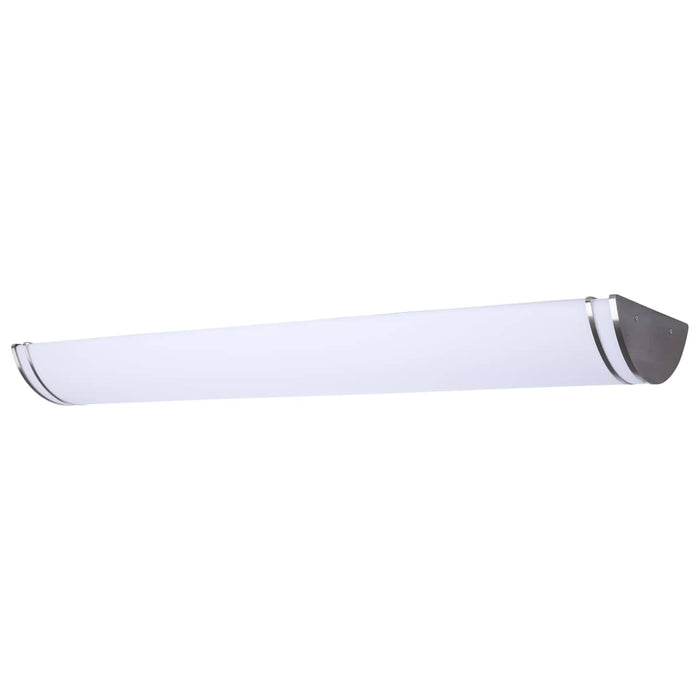 Flush Mount Nuvo 62-1880 Glamour - LED 50 Inch Linear Flush Mount - Brushed Nickel Finish - 27K/3K/35K/4K/5K CCT Selectable Nuvo