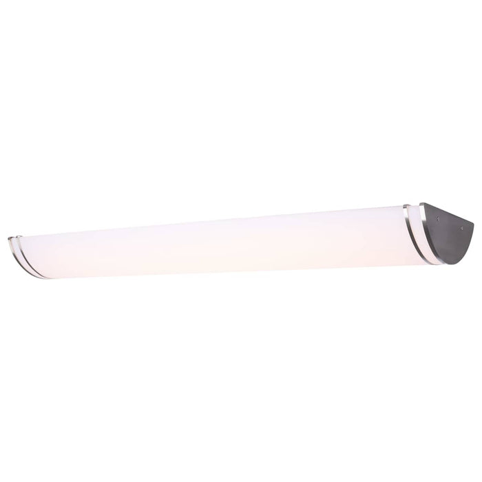 Flush Mount Nuvo 62-1880 Glamour - LED 50 Inch Linear Flush Mount - Brushed Nickel Finish - 27K/3K/35K/4K/5K CCT Selectable Nuvo