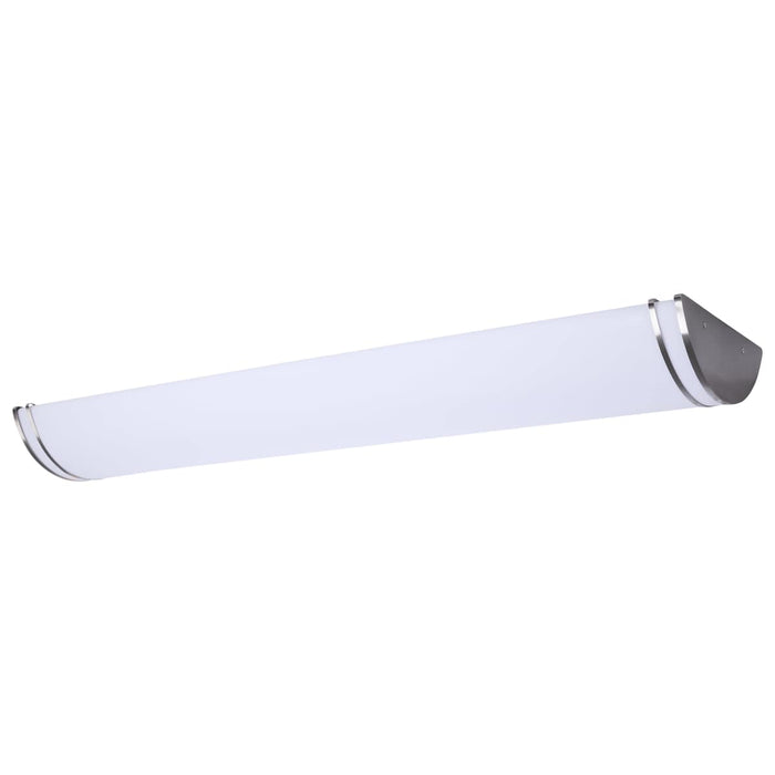 Flush Mount Nuvo 62-1880 Glamour - LED 50 Inch Linear Flush Mount - Brushed Nickel Finish - 27K/3K/35K/4K/5K CCT Selectable Nuvo