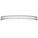 Flush Mount Nuvo 62-1881 Glamour - LED 32 Inch Oval Flush Mount - Brushed Nickel Finish - 27K/3K/35K/4K/5K CCT Selectable Nuvo