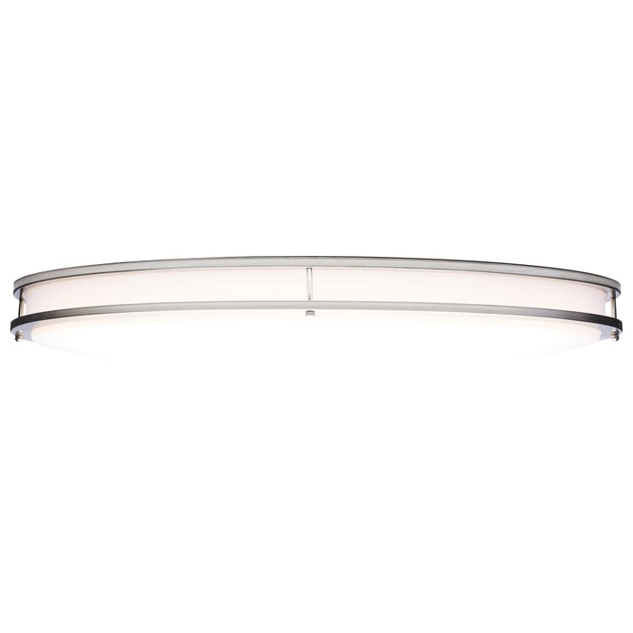 Flush Mount Nuvo 62-1881 Glamour - LED 32 Inch Oval Flush Mount - Brushed Nickel Finish - 27K/3K/35K/4K/5K CCT Selectable Nuvo