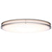 Flush Mount Nuvo 62-1881 Glamour - LED 32 Inch Oval Flush Mount - Brushed Nickel Finish - 27K/3K/35K/4K/5K CCT Selectable Nuvo